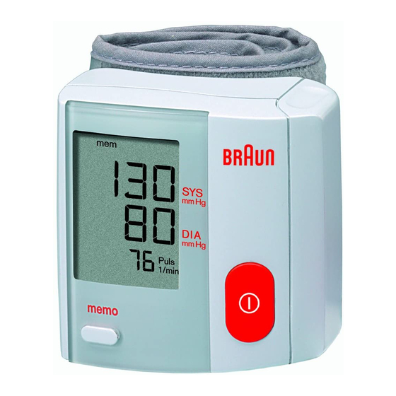 Braun BP 1600 User Manual