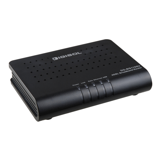 Digisol DG-BG1100U Quick Installation Manual