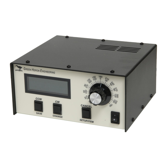 Green Heron RT-21 Manual