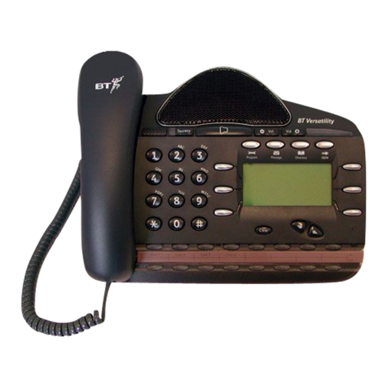 BT  Versatility Installation And Maintenance Manual