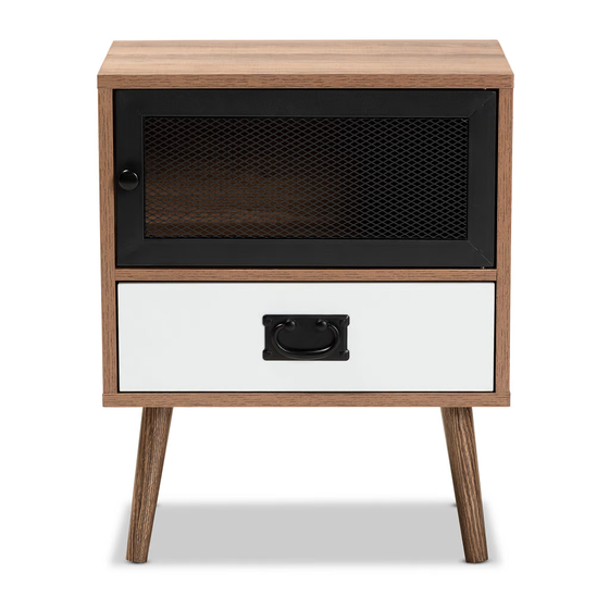 Baxton Studio Hubbard MAG-10-Natural/Black/White Assembly Instructions