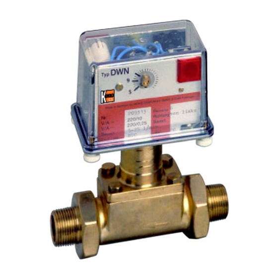 Kobold DWU 5 Series Operating Instructions Manual
