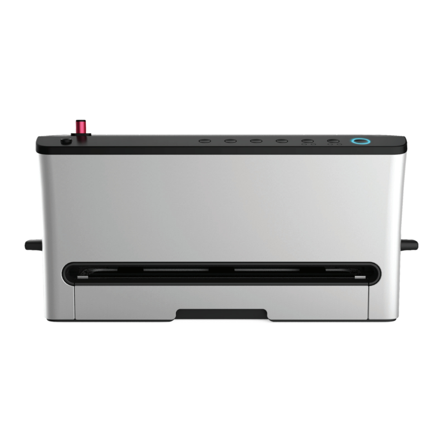 Gourmia GVS445 - VACUUM SEALER FOOD PRESERVER MANUAL