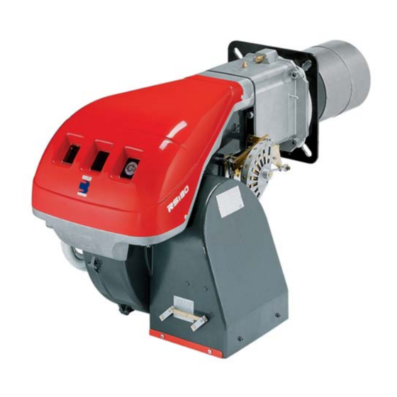 Riello Burners RS 190 Installation, Use And Maintenance Instructions
