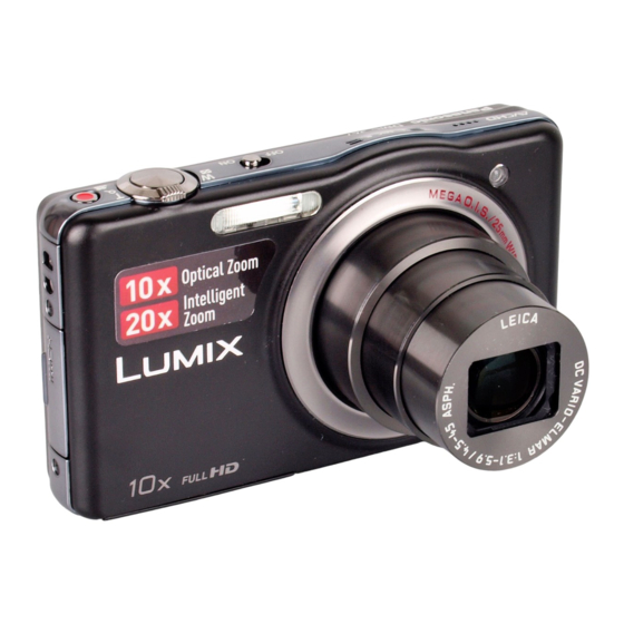 Panasonic Lumix DMC-SZ7 Basic Operating Instructions Manual