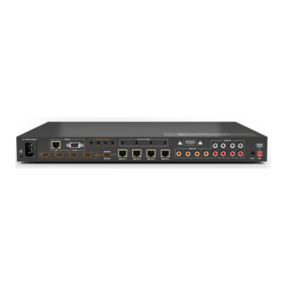 Wyrestorm MX-0404-HDBT-H2A-KIT Quick Start Manual