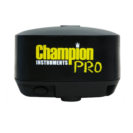 Champion instruments PRO Instructions Manual