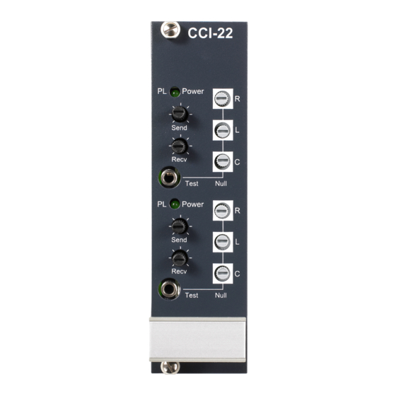 Clear-Com ECLIPSE Instruction Manual