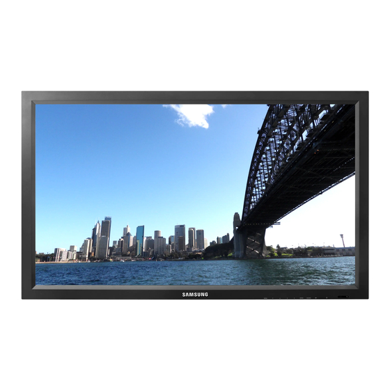 Samsung LCD Display User Manual