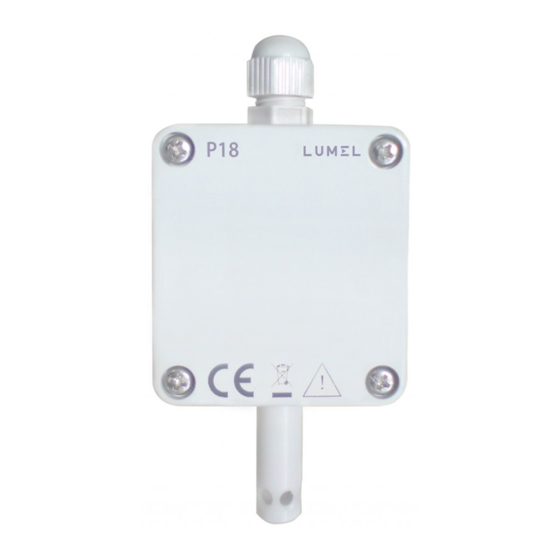 Lumel P18 User Manual