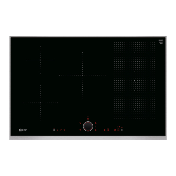 NEFF T58 S2 Series Built-in Induction Hob Manuals