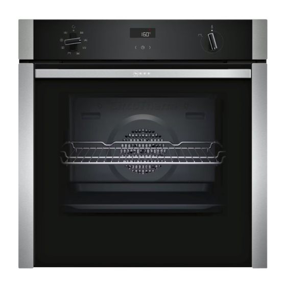 NEFF B4ACF1A 0B Series Built-in Oven Manuals