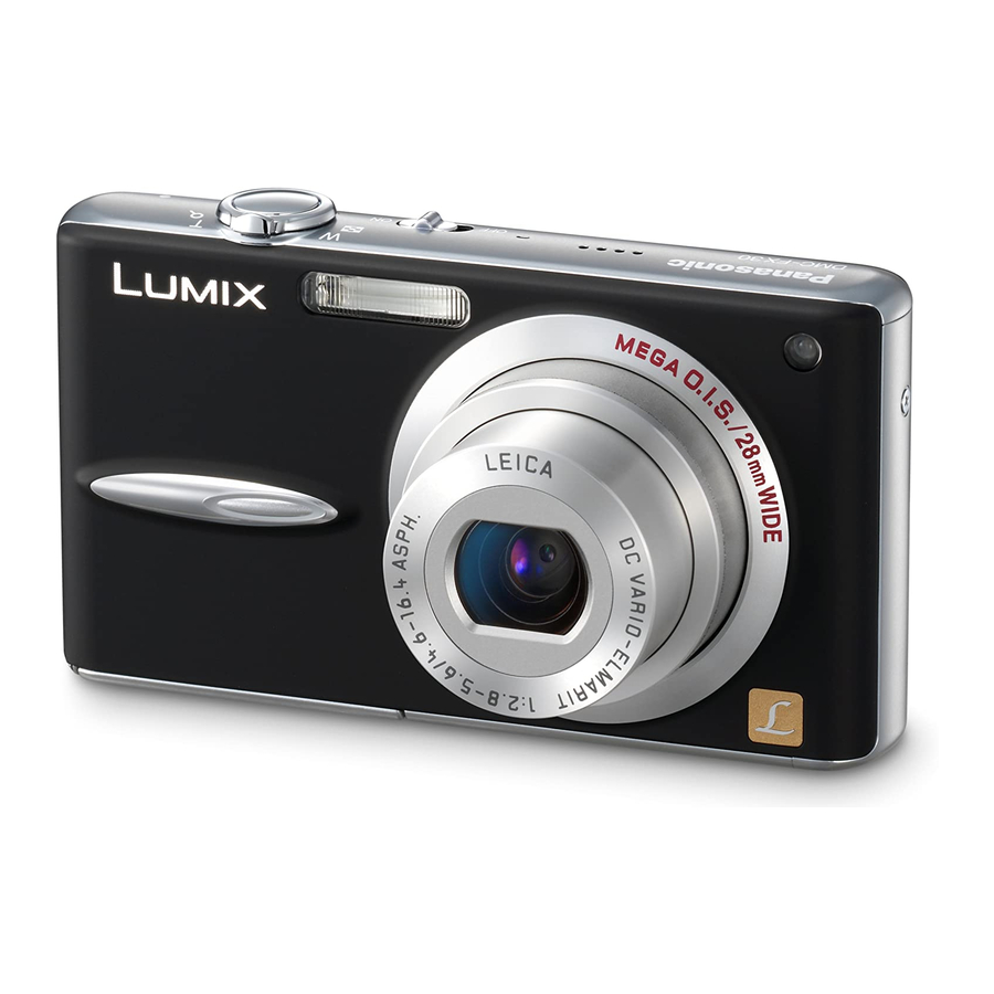 Panasonic Lumix DMC-FX30 Manuals