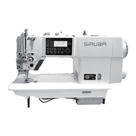 Siruba DL7200D-NH1 Instruction Book
