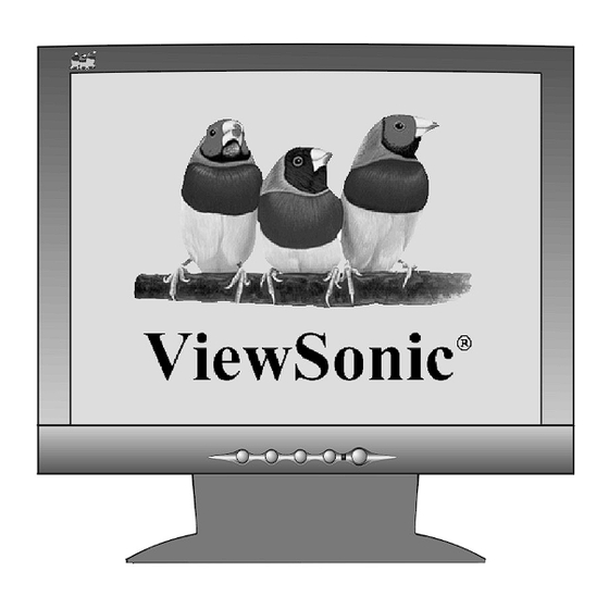 ViewSonic ViewPanel VE700 User Manual