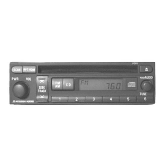 Mitsubishi CQ-JB3160A Service Manual