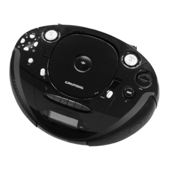 Grundig RRCD 3720 DEC User Manual