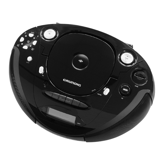 Grundig RRCD 3720 DEC User Manual