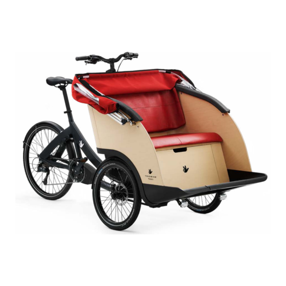 TRIOBIKE Taxi 2019 Original Instructions Manual