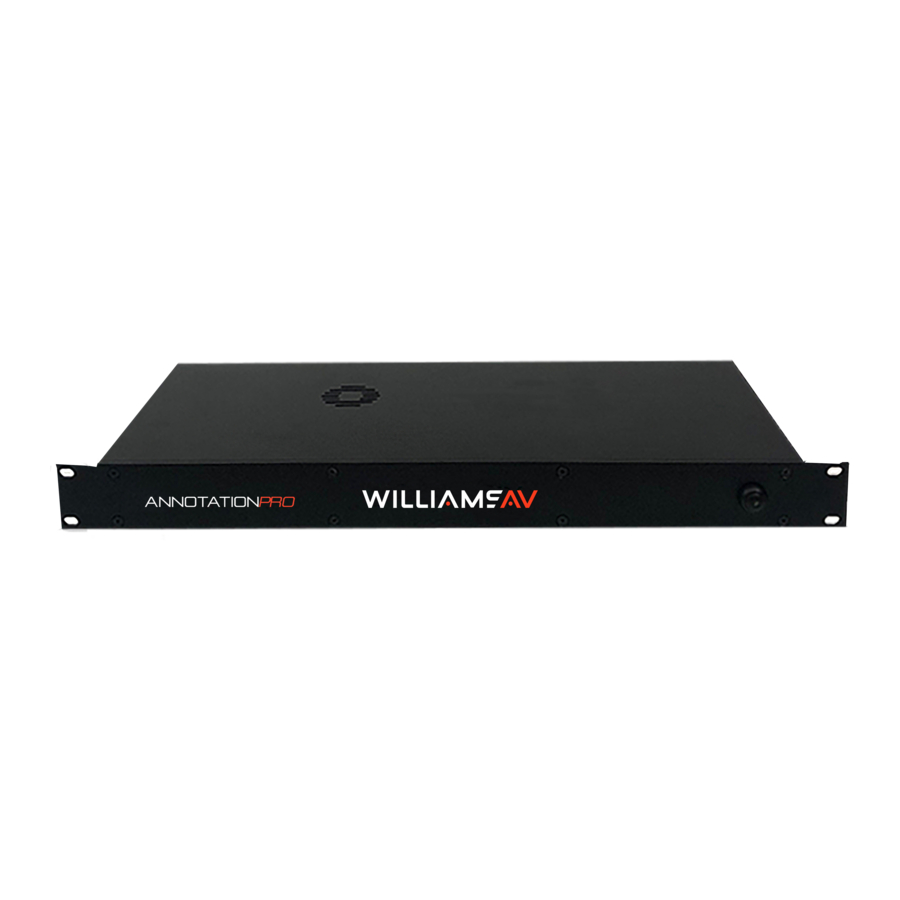 Williams AV Annotation Pro User Manual