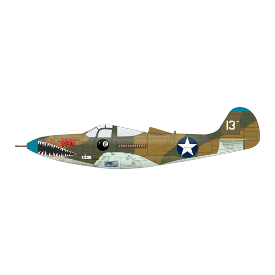 Eduard Zoom P-39 Airacobra Placards Quick Start Manual