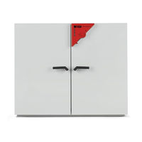 Binder FED 400 (E2) Operating Manual