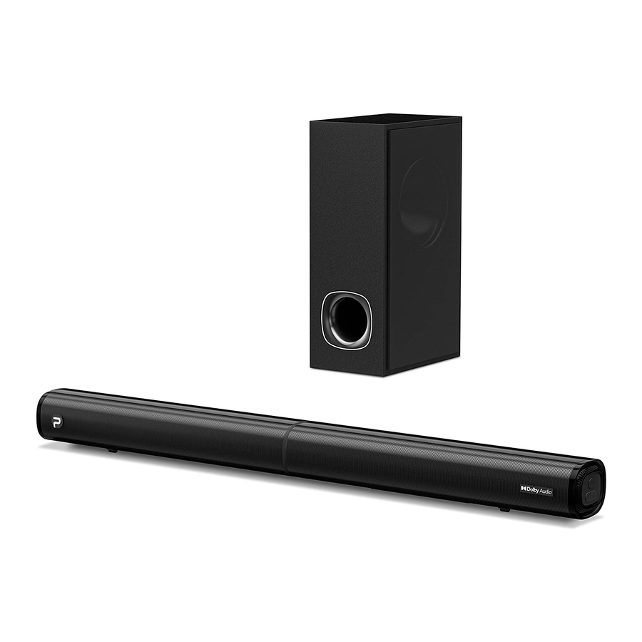 Pheanoo D6 - 2.1CH Dolby Soundbar System Manual