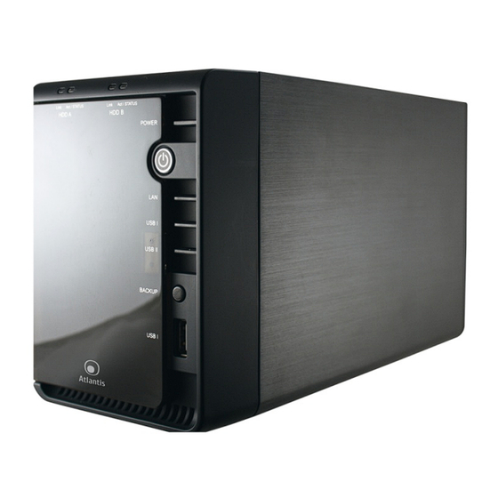 Atlantis DiskMaster NAS G502D Quick Start Manual