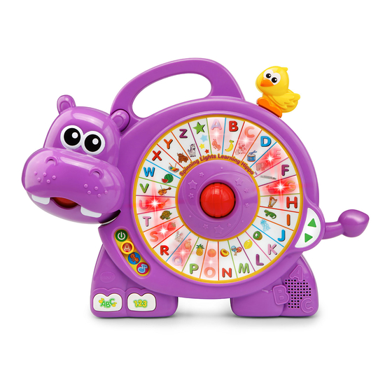 VTech Spinning Lights Learning Hippo Manuals