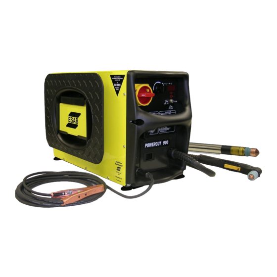 ESAB Powercut 900 Instruction Manual