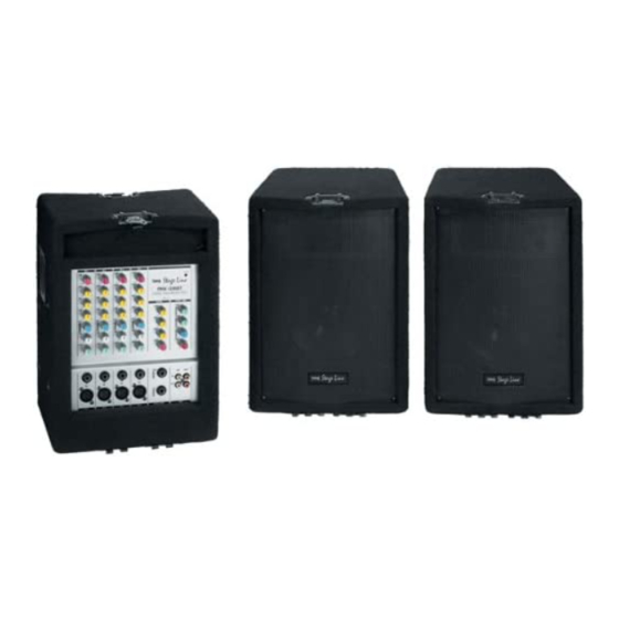 IMG STAGE LINE PMX-120SET Instruction Manual