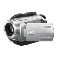 Sony HDR UX7 - 6MP AVCHD DVD High Definition Camcorder Operating Manual