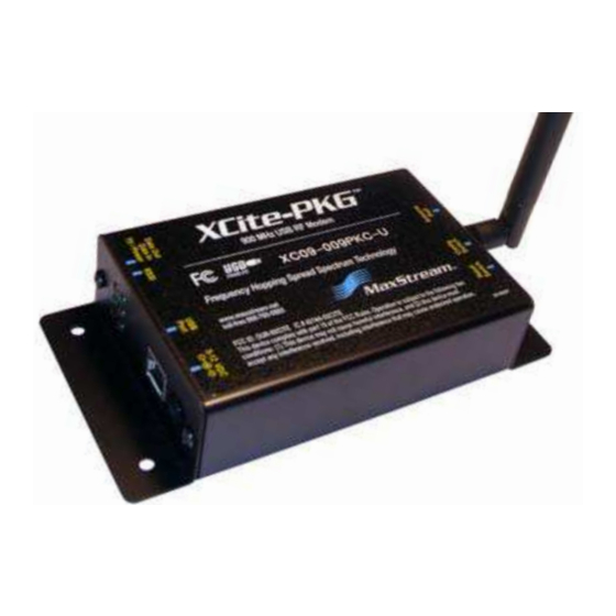 MaxStream 9 XCite-PKG-U XC09-009PK-U Series Product Manual