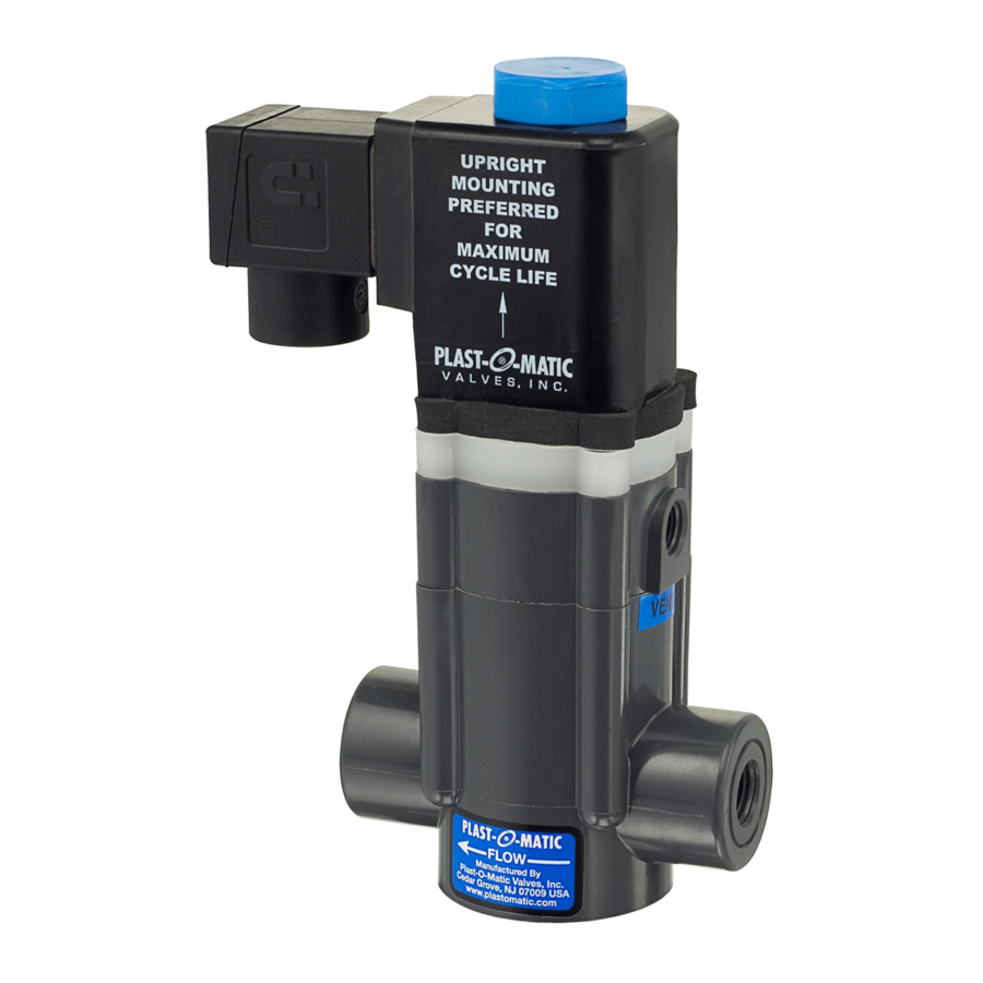 Plast-O-Matic EASYMT Series Instructions