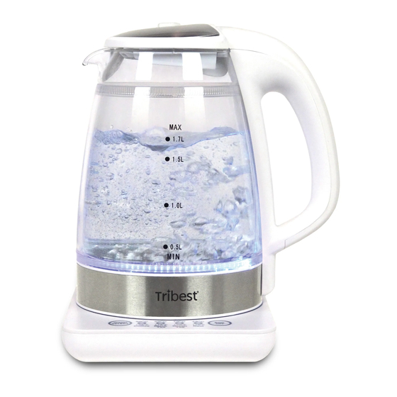 Tribest RAW TEA KETTLE Operation Manual