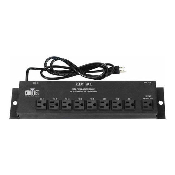 Chauvet SR-8 User Manual