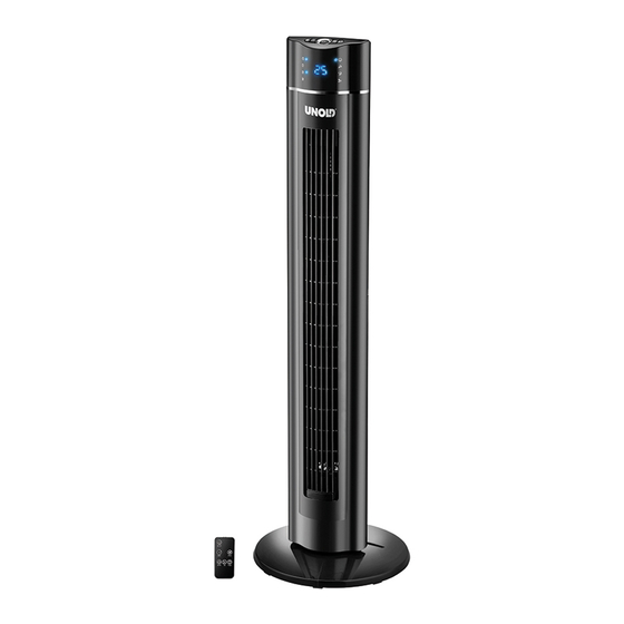 Unold TURMVENTILATOR SKYLINE 86855 Instructions For Use Manual