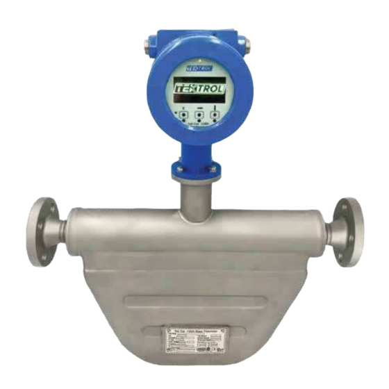 TEKTROL TEK-COR 1100A Coriolis Flow Meter Manuals