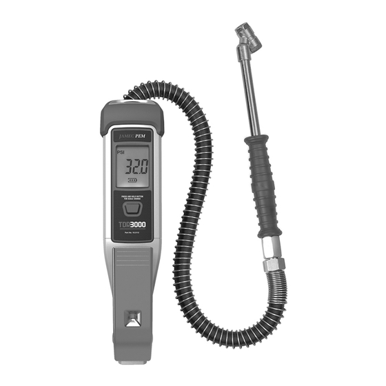 JAMEC PEM TDR3000 Operating Instructions