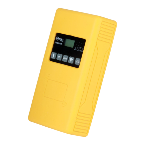 Grandway FHO2000 OTDR Quick Manual