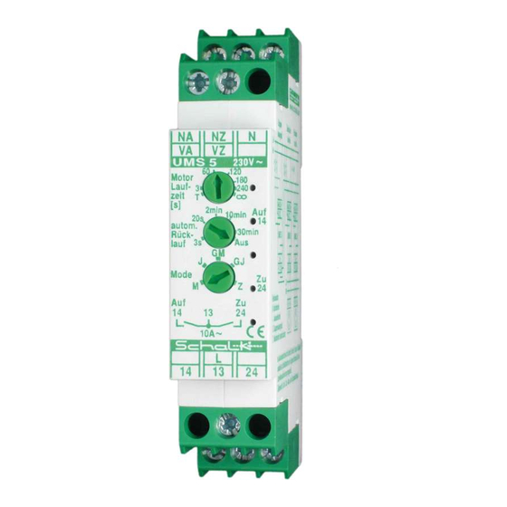 Schalk UMS 5 Manual