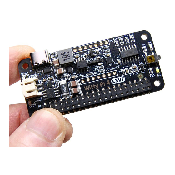 UUGear Witty Pi 4 L3V7 User Manual