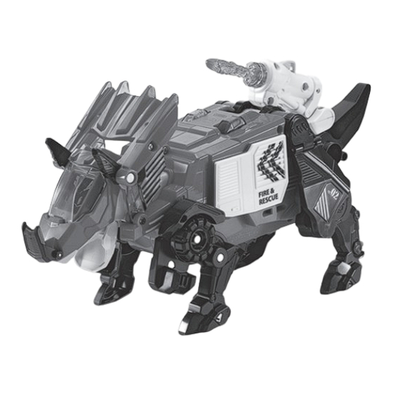 VTech Switch & Go Triceratops Fire Truck Instruction Manual