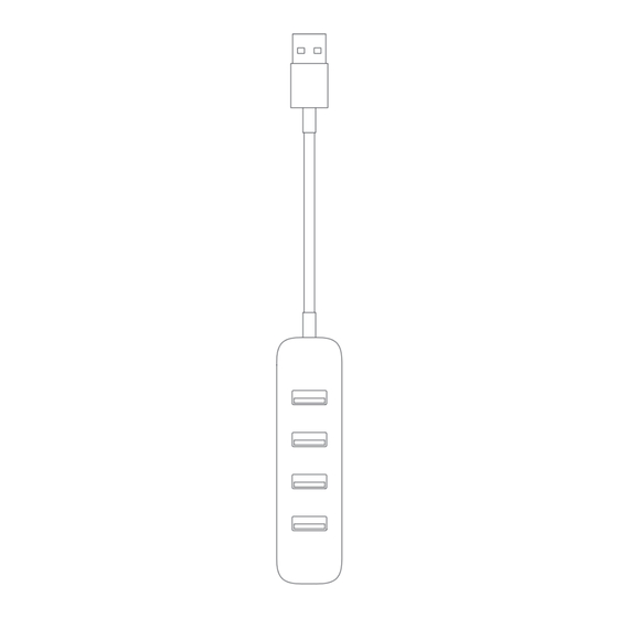 Xiaomi Mi 4-Port USB 3.0 Hub Manuals