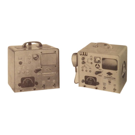 Gonset COMMUNICATOR II-B Instruction Manual