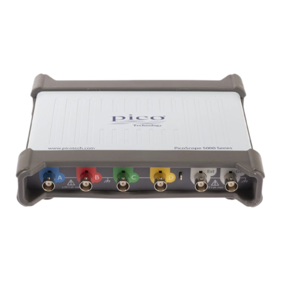 pico Technology PicoScope 2000A Series Manuals