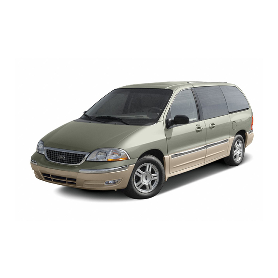 Ford 1999 Windstar Owner's Manual
