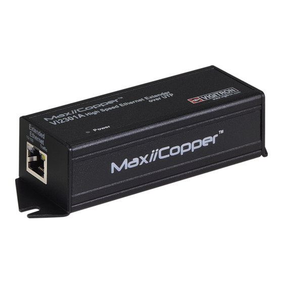 Vigitron MaxiiCopper Vi2301A Installation Manual