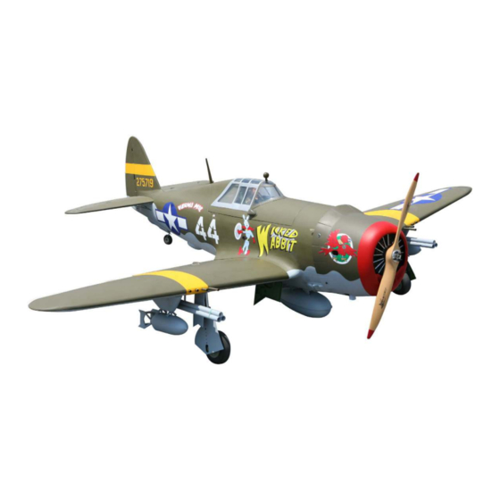 Seagull Models GIANT SCALE P-47 RAZORBACK 50-61cc/EP ARF Assembly Manual