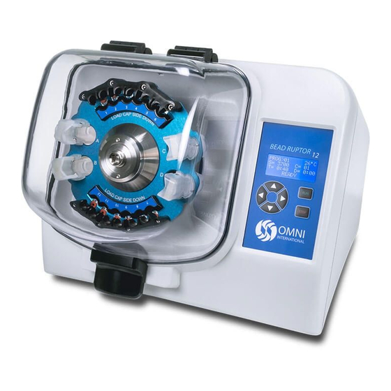 Omni International Bead Ruptor 12 User Manual
